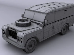 land rover 1990 3D Model