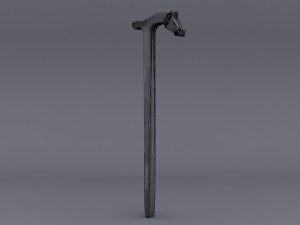walking stick horse head Modelo 3D