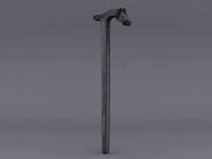walking stick horse head 3D Model