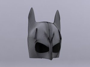 batman mask Modello 3D