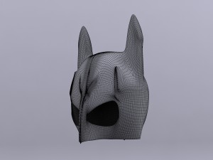 batman mask Modello 3D