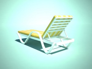 chaise longue Model 3D