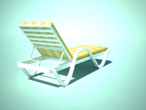 chaise longue Model 3D