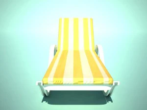 chaise longue 3D Model