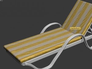 chaise longue 3D Model