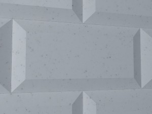 white beveled edge subway 3D 모델