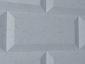 white beveled edge subway 3D Model
