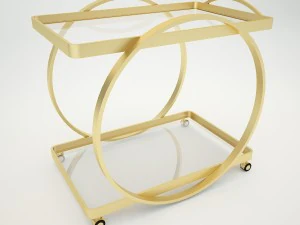 carrinho de bar connery Modelo 3D