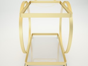 connery bar cart Modelo 3D