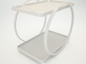 connery bar cart Modelo 3D