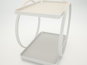 connery bar cart Modelo 3D