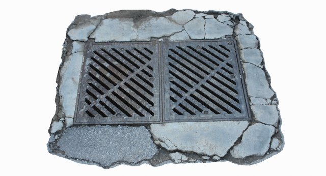 manhole cover 3D Model .c4d .max .obj .3ds .fbx .stl .blend