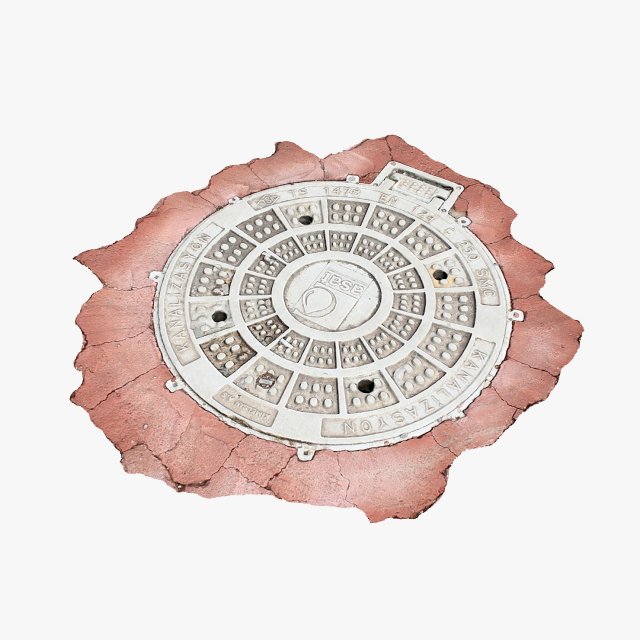 manhole cover 3D Model .c4d .max .obj .3ds .fbx .stl .blend 