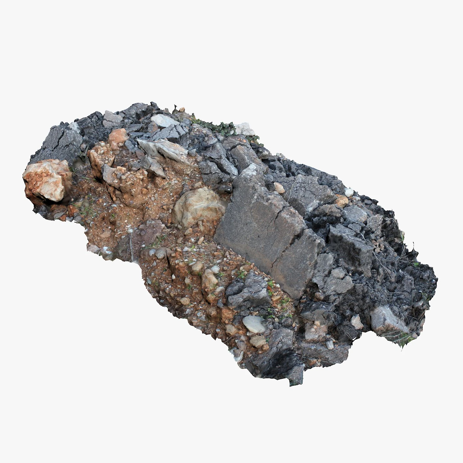 rubble 3D Model .c4d .max .obj .3ds .fbx .stl .blend