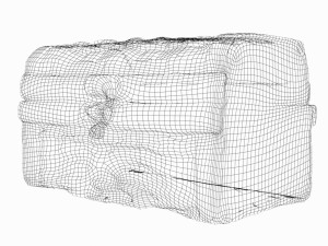antique chest Model 3D