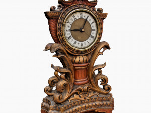 antique clock 3D Model