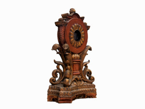 antique clock Modello 3D