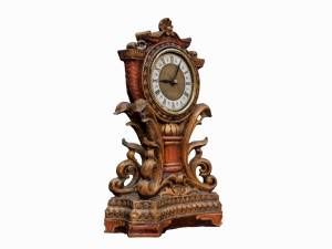 antique clock Modello 3D