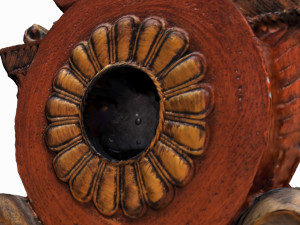 antique clock Modello 3D