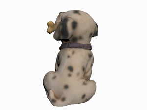 dog statue 3D-Modell