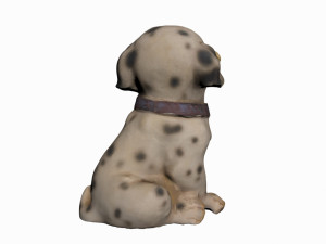 dog statue 3D-Modell