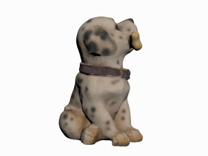 dog statue 3D-Modell