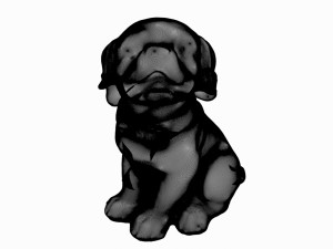 dog statue 3D-Modell