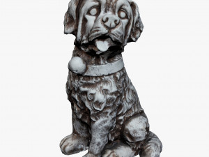 dog statue Model 3D