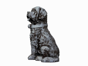 dog statue 3D 모델
