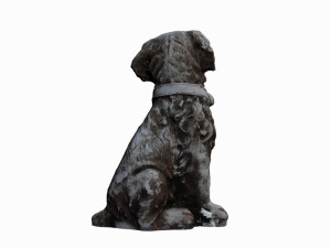 dog statue 3D 모델