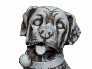 dog statue 3D Model