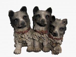 dog statue 3D Model