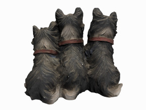 dog statue 3D Model