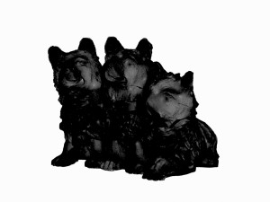 dog statue 3D Model