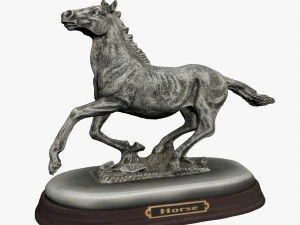 статуя коня 3D Модель