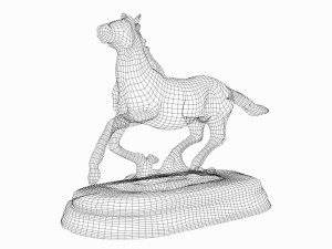 horse statue 3D Model