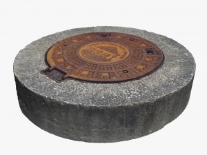manhole cover 3D 모델
