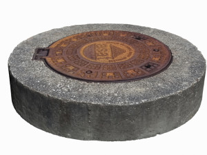 manhole cover Modello 3D
