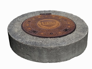 manhole cover Modello 3D