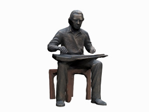 musician statue 3Dモデル