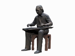 musician statue 3Dモデル