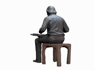 musician statue 3Dモデル