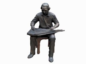 musician statue 3Dモデル
