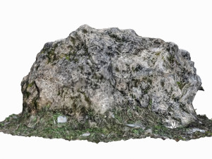mossy rock Modelo 3D