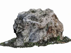 mossy rock 3D Model