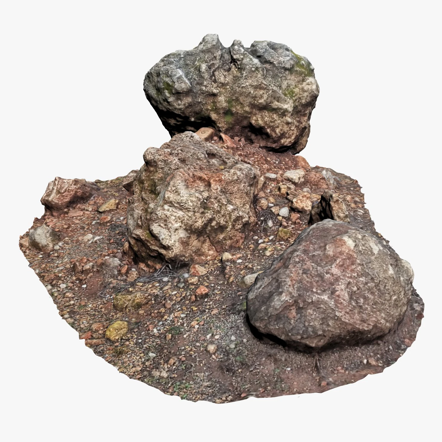rocky area 3D Model .c4d .max .obj .3ds .fbx .stl .blend 