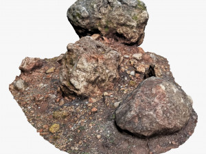 rocky area Model 3D