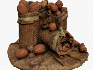 saco de nozes Modelo 3D