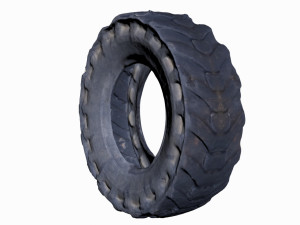 truck tire Model 3D