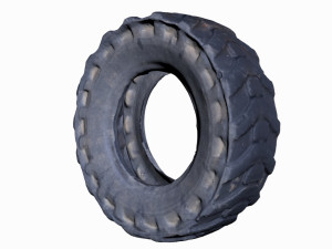 truck tire Model 3D